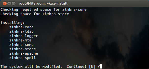 Installing Zimbra Collaboration Suite On Ubuntu 12.04